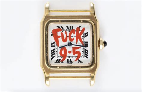 vintage cartier santos dumont custom painted by travis w. simon|vintage cartier.